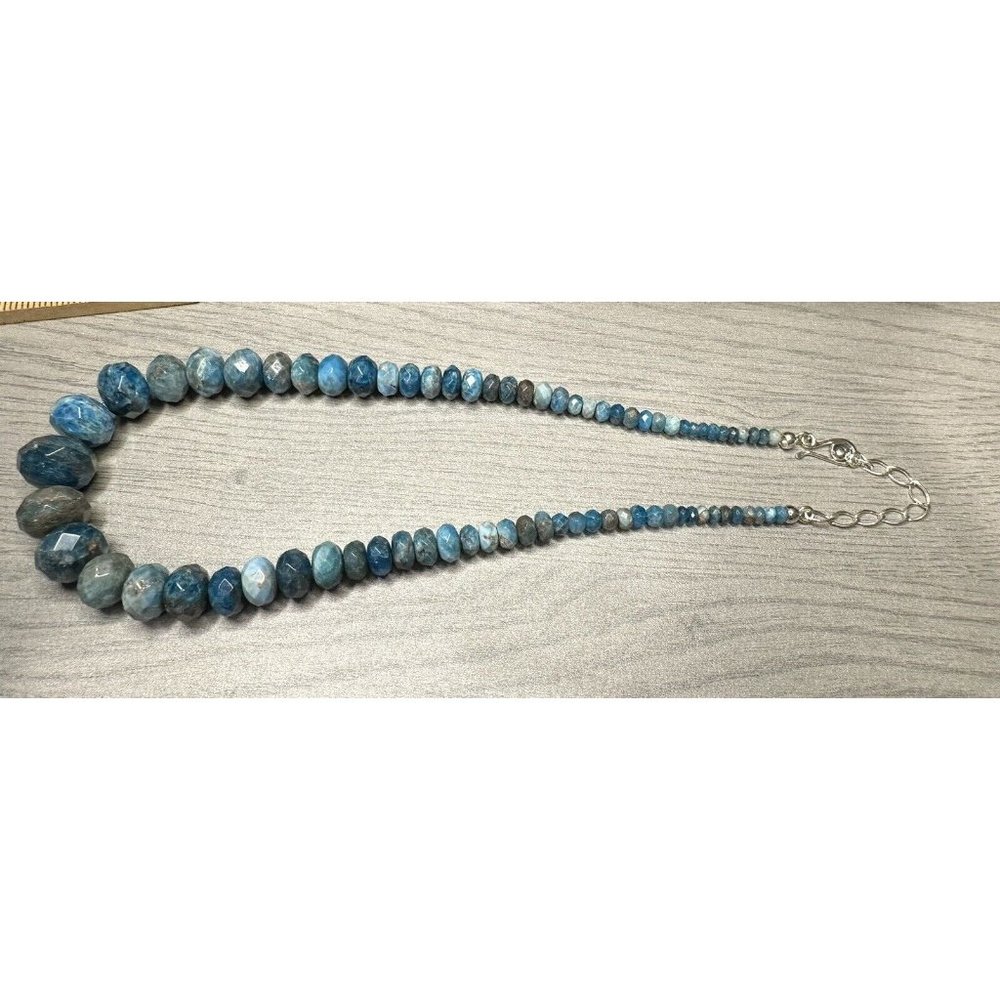 Jay King DTR Mine Finds Sterling Silver Blue Apatite Necklace & Earring Set - Picture 10 of 11